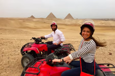 Desert Safari by Quad Bike Around Pyramids